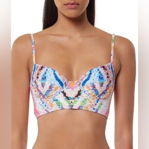 Mara Hoffman Other - MARA HOFFMAN Rainbow Roll Bikini Top